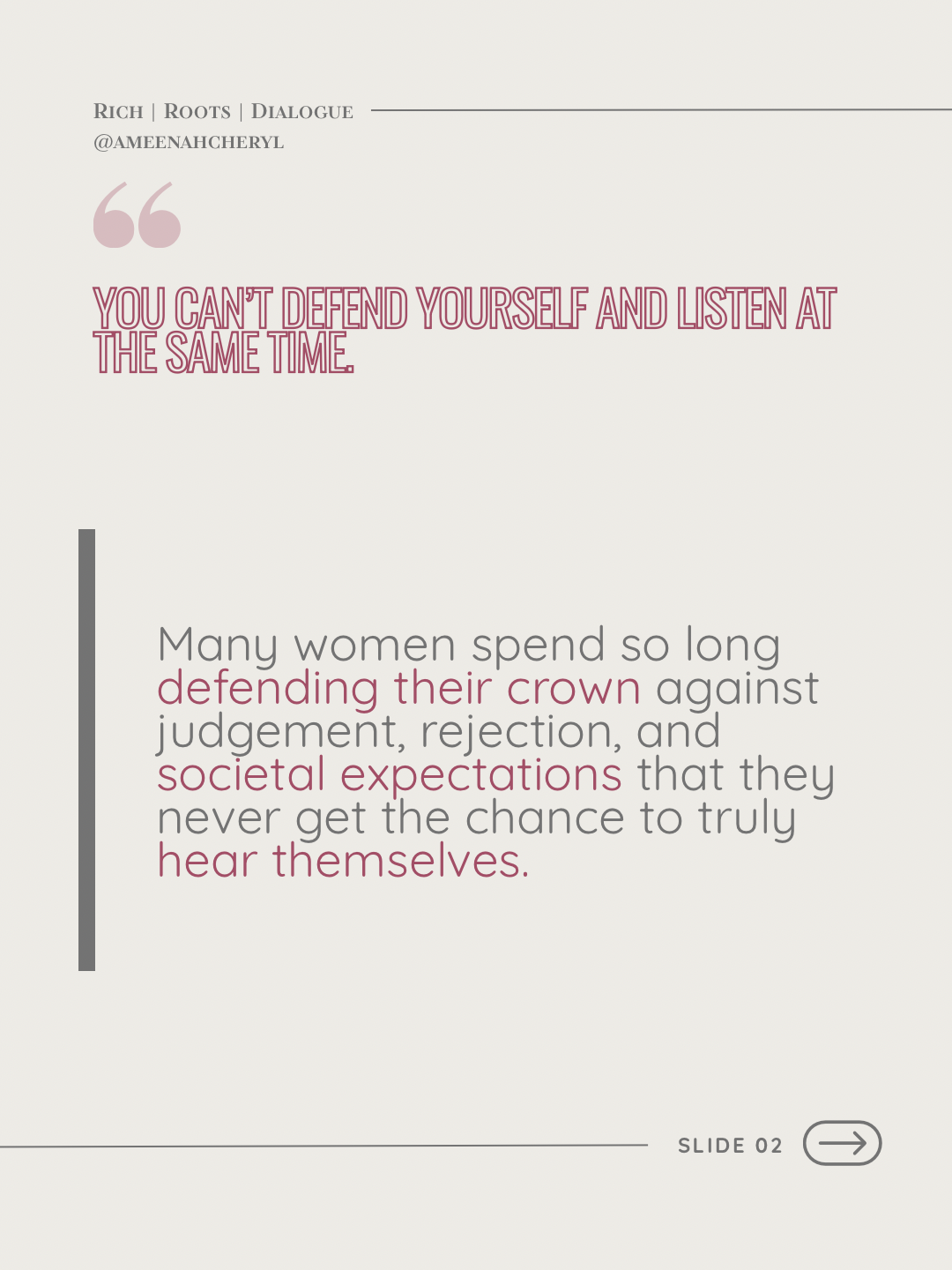 Sisterhood reflection 3 of 8